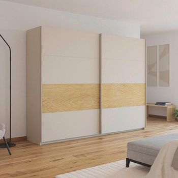 Malva Champagne 271cm 2 Door Sliding Wardrobe