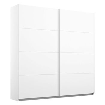 Memphis Alpine White 181cm 2 Door Sliding Wardrobe