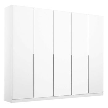 Memphis Alpine White 226cm 5 Door Wardrobe