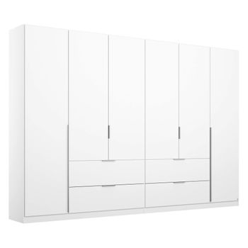 Memphis Alpine White 271cm 6 Door 4 Drawer Wardrobe