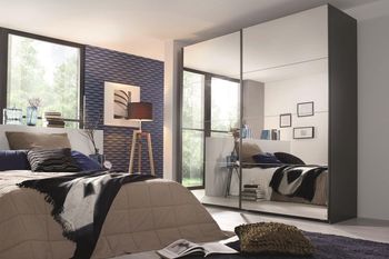 Miramar Full Mirrored Sliding Wardrobe - Sizes Available