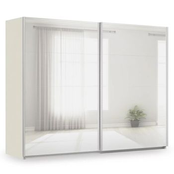 Miramar Type-3 Champagne Fully Mirrored 271cm 2 Door Sliding Wardrobe