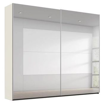 Miramar Type-4 Champagne Fully Mirrored 226cm 2 Door Sliding Wardrobe