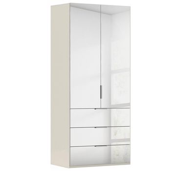 Miramar Type-5 Champagne 101cm 2 Door Combi Wardrobe