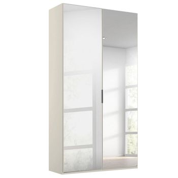 Miramar Type-5 Champagne Mirrored 101cm 2 Door Wardrobe