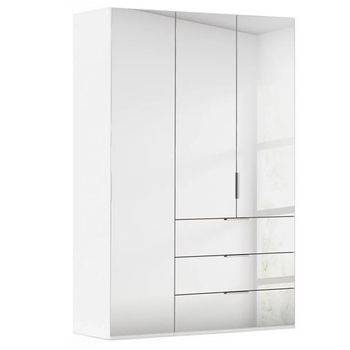 Miramar Type-5 Alpine White 151cm 3 Door Combi Wardrobe