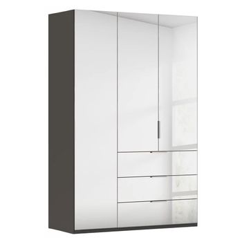 Miramar Type-5 Graphite 151cm 3 Door Combi Wardrobe