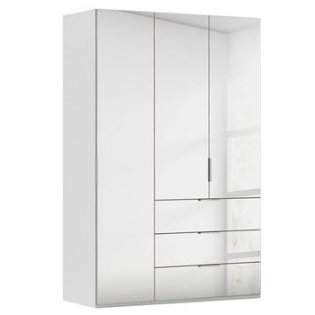 Miramar Type-5 Silk Grey 151cm 3 Door Combi Wardrobe