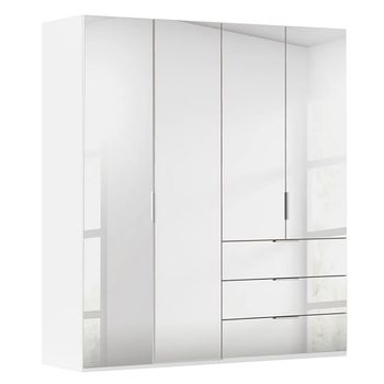 Miramar Type-5 Alpine White 201cm 4 Door Combi Wardrobe