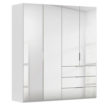 Miramar Type-5 Silk Grey 201cm 4 Door Combi Wardrobe