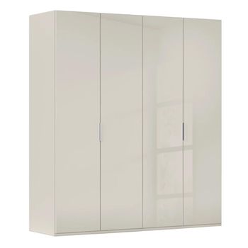 Miramar Type-5 Champagne and Champagne Glass 201cm 4 Door Wardrobe