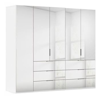 Miramar Type-5 Alpine White 251cm 5 Door Combi Wardrobe