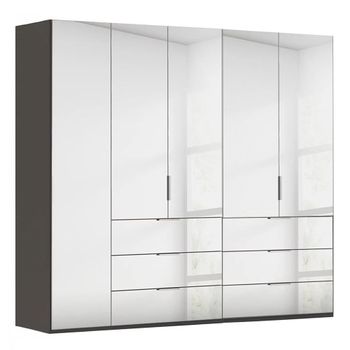 Miramar Type-5 Graphite 251cm 5 Door Combi Wardrobe