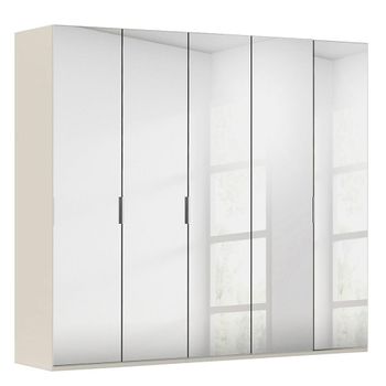 Miramar Type-5 Champagne Mirrored 251cm 5 Door Wardrobe