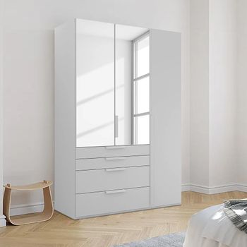 Purisma Silk Grey 151cm 3 Door Combi Wardrobe