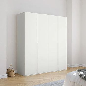 Purisma Alpine White 201cm 4 Door Wardrobe