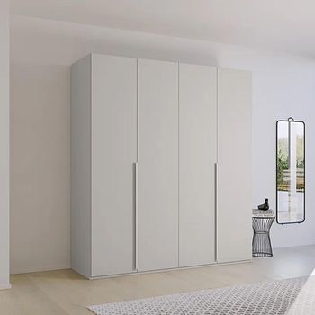 Purisma Silk Grey 201cm 4 Door Wardrobe