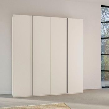 Skat Meridian Alpine White 201cm 4 Door Wardrobe