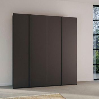 Skat Meridian Graphite 201cm 4 Door Wardrobe
