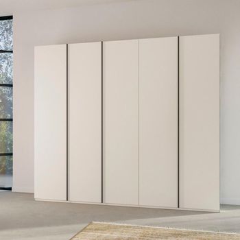 Skat Meridian Alpine White 251cm 5 Door Wardrobe
