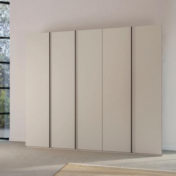 Skat Meridian Silk Grey 251cm 5 Door Wardrobe