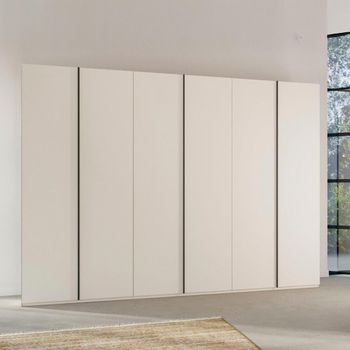 Skat Meridian Alpine White 301cm 6 Door Wardrobe