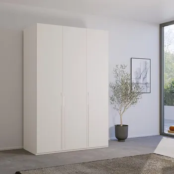 Skat Pure Alpine White 151cm 3 Door Wardrobe