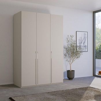 Skat Pure Silk Grey 151cm 3 Door Wardrobe