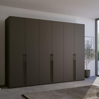 Skat Pure Graphite 301cm 6 Door Wardrobe