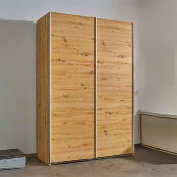 Slide Artisan Oak 131cm 2 Door Sliding Wardrobe
