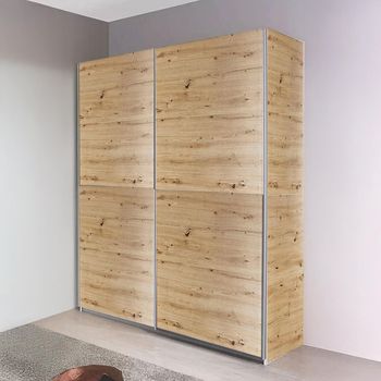Subito Artisan Oak 136cm 2 Door Sliding Wardrobe