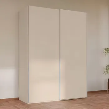 Taro Champagne 162cm 2 Door Sliding Wardrobe
