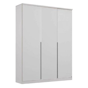 Texas Alpine White 136cm 3 Door Wardrobe