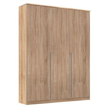 Texas Sonoma Oak 136cm 3 Door Wardrobe
