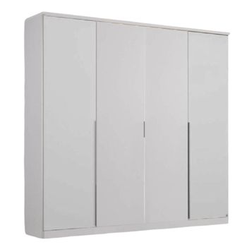 Texas Alpine White 181cm 4 Door Wardrobe