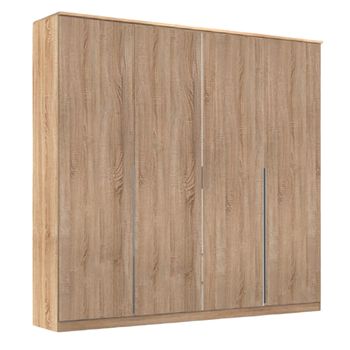 Texas Sonoma Oak 181cm 4 Door Wardrobe
