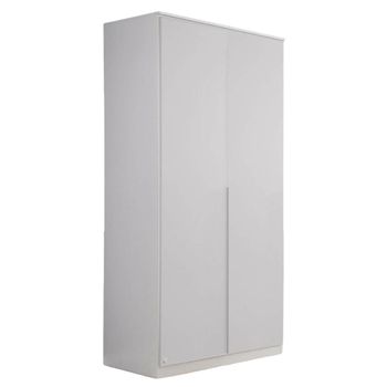 Texas Alpine White 91cm 2 Door Wardrobe with Extras