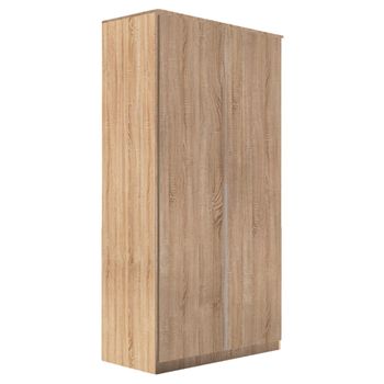 Texas Sonoma Oak 91cm 2 Door Wardrobe with Extras