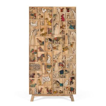 Safari Mango Wood 2 Door Wardrobe