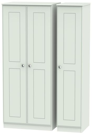 Victoria Grey 3 Door Triple Wardrobe