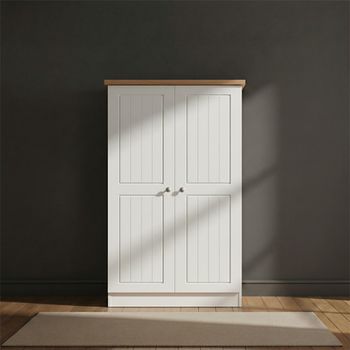 Vienna Porcelain 2 Door Midi Wardrobe