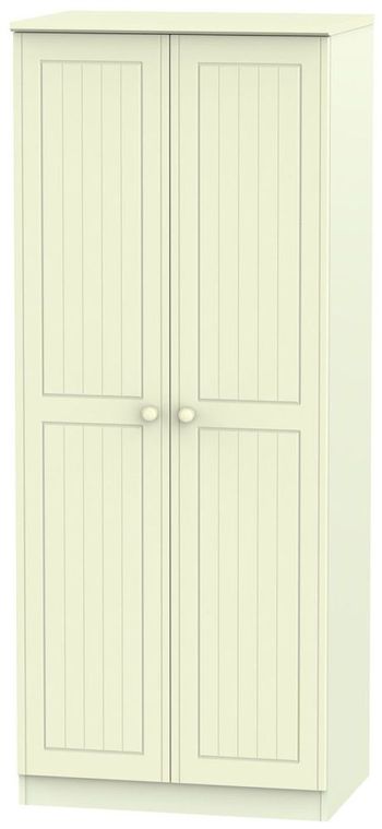 Warwick Cream 2 Door Wardrobe