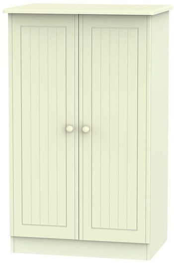 Warwick Cream 2 Door Midi Wardrobe