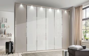 All In Glass or Crystal Mirror Front Wardrobe - Sizes Available