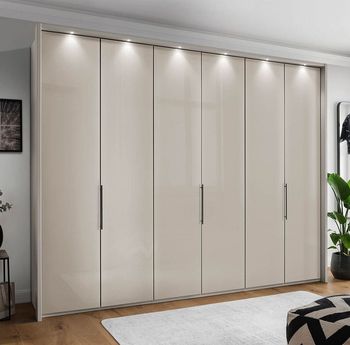 Asmara Champagne 6 Door Wardrobe