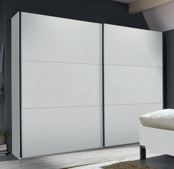 Breda White 200cm 2 Door Sliding Wardrobe