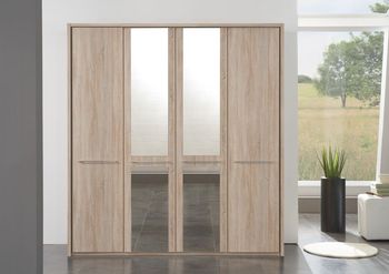 Dakar 2 Wardrobes Passepartout and Silver Handles - Sizes Available