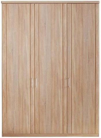 Luxor 3+4 Rustic Oak 3 Door Wardrobe