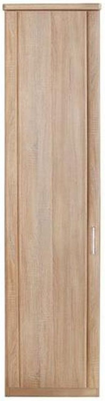 Luxor 3+4 Rustic Oak 1 Door Single Door Lh Wardrobe