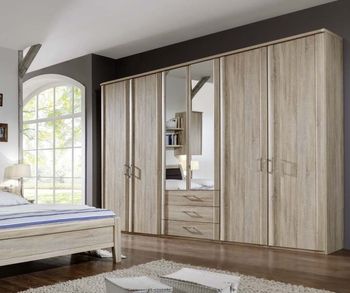 Luxor 3+4 Cornice Wardrobe - Sizes Available
